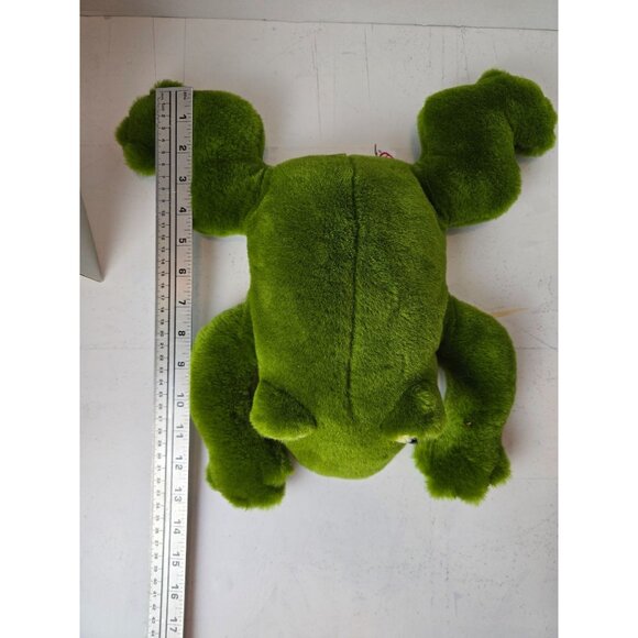 Ty Beanie Buddies Plush Frog Green Soft Toy 15" Croaking Freddy - Picture 5 of 5